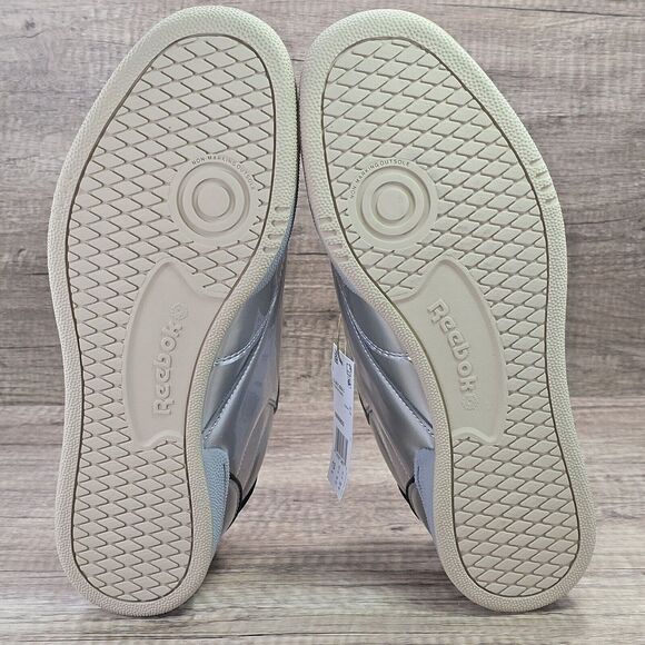 Reebok DIME x Club C Bulc Men's Size 13 Metallic Silver Sneakers (100069825) NEW - Picture 7 of 9